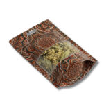 Turuncu Desenli Pencereli Doypack - Görsel 4