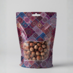 Mor Desenli Pencereli Doypack